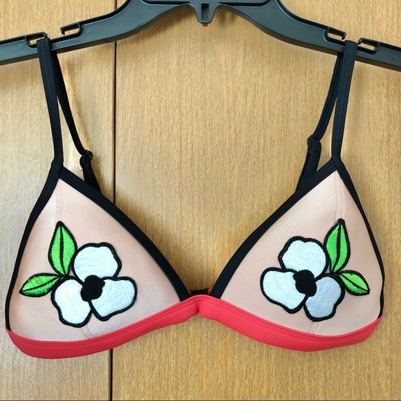 Triangl Jean Bikini Top Sz S - Picture 2 of 6